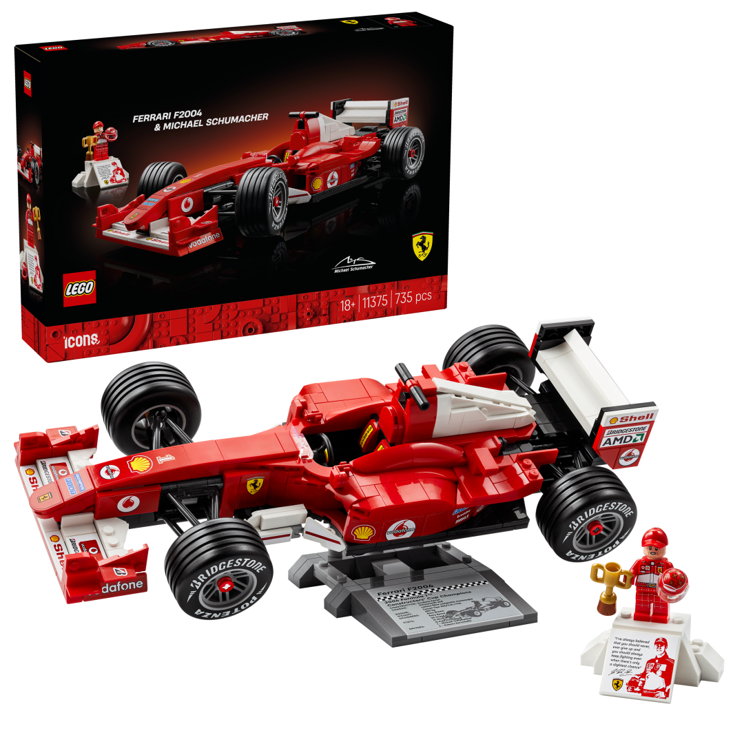 11375 | LEGO® ICONS™ Ferrari F2004 & Michael Schumacher