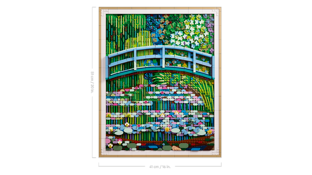 31220 | LEGO® ART Claude Monet – Bridge over a Pond of Water Lilies