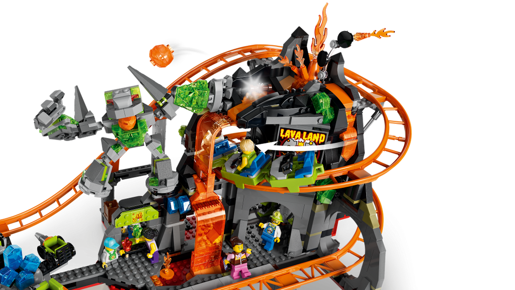60501 | LEGO® City Lava Land Roller Coaster Park