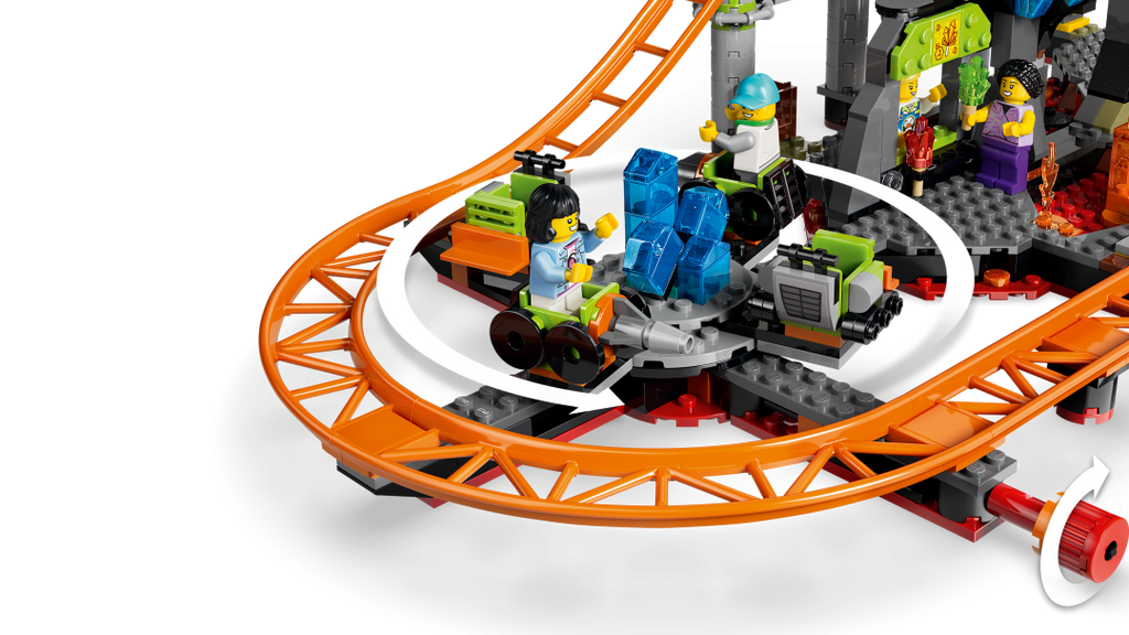 60501 | LEGO® City Lava Land Roller Coaster Park