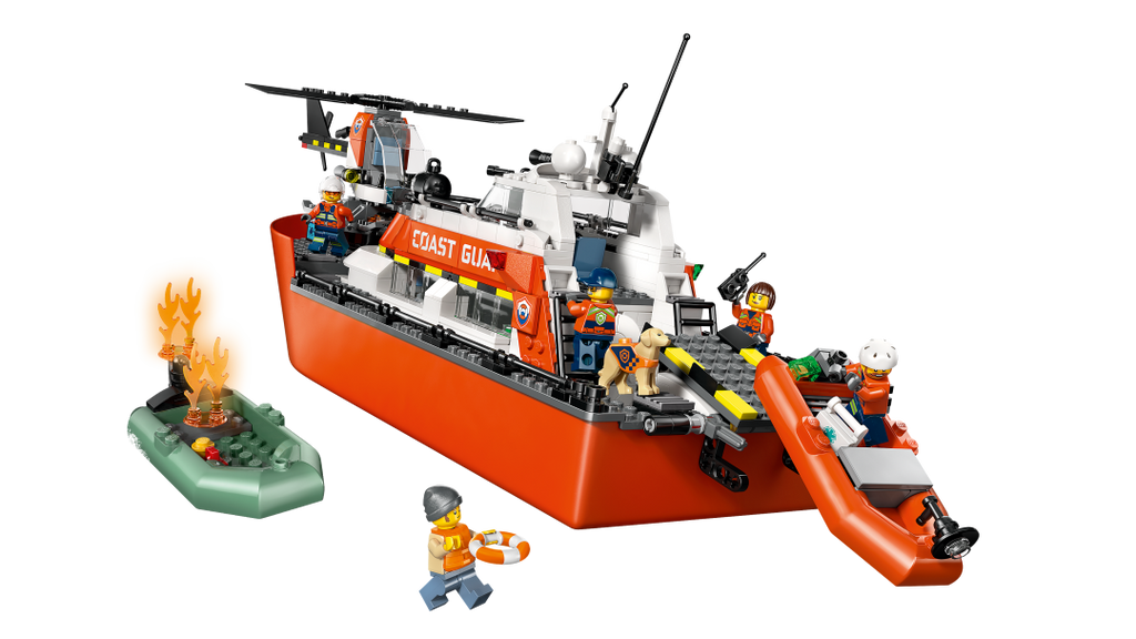 60504 | LEGO® City Coast Guard Rescue Boat & Helicopter