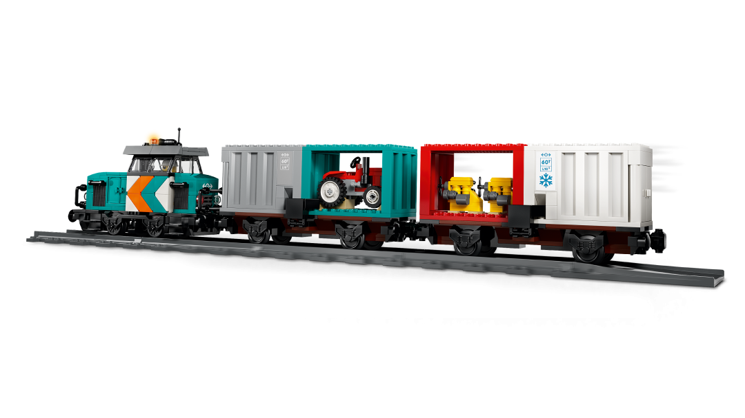 60509 | LEGO® City Harbor Freight Train with Crane & Truck