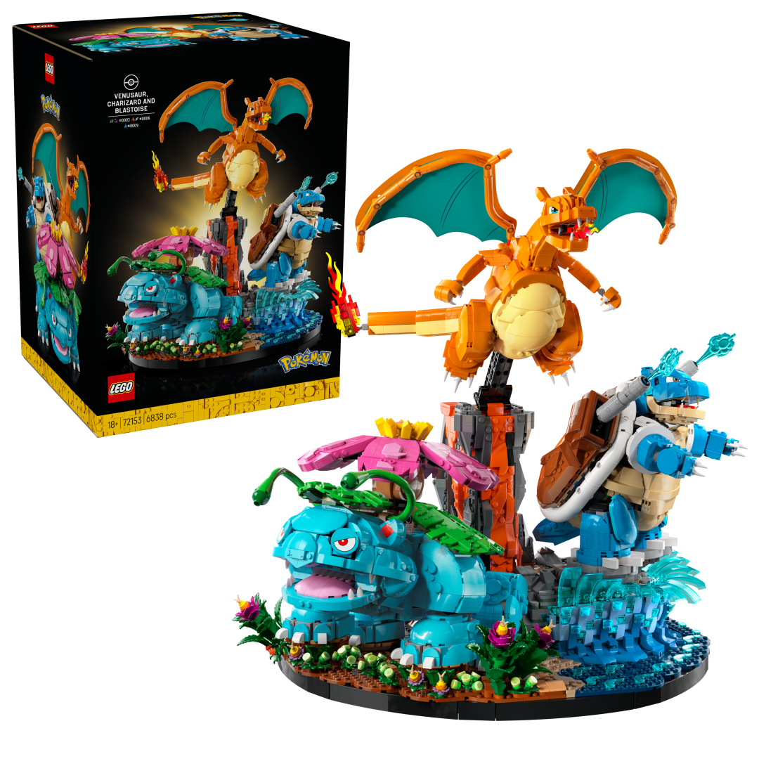 72153 | LEGO® Pokémon™ Venusaur, Charizard and Blastoise