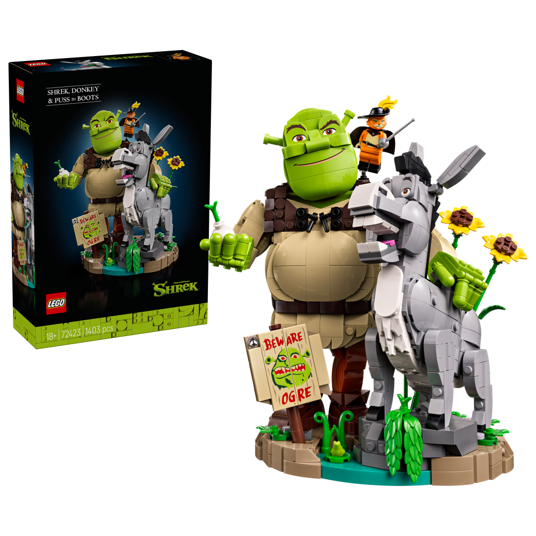 72423 | LEGO® ICONS™ Shrek, Donkey & Puss in Boots
