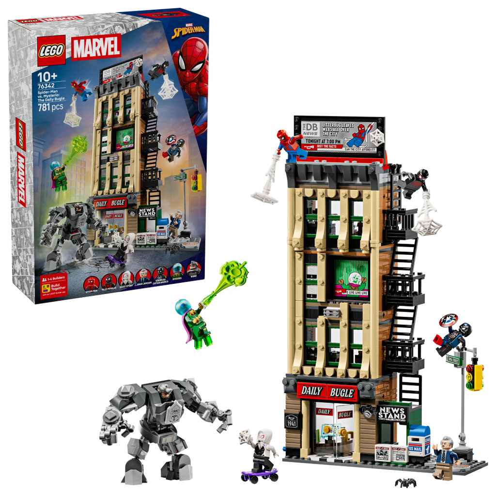 76342 | LEGO® Marvel Spider-Man vs. Mysterio: The Daily Bugle