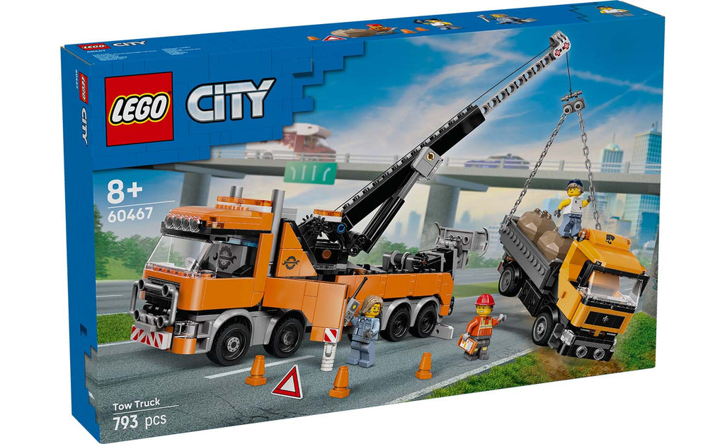 60467 | LEGO® City Heavy-Duty Recovery Tow Truck with Crane