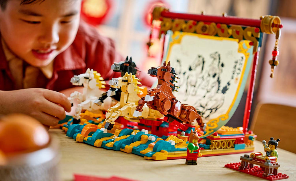 80119 | LEGO® Iconic Galloping Horses Canvas