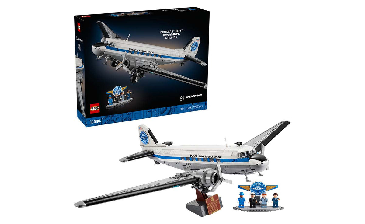 11378 | LEGO® ICONS™ Douglas™ DC-3™ PAN AM® Airliner